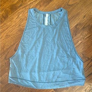 Lululemon blue/grey tank top size 10